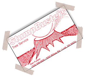 Stump Busters Business Card